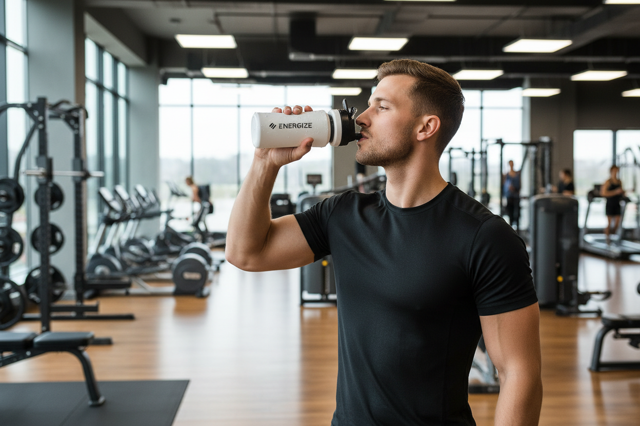 Insulated Bike Water Bottle - 20oz Sport Squeeze Bottle