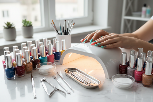 Optimax 220W 57-LED Nail Dryer & Manicure Station