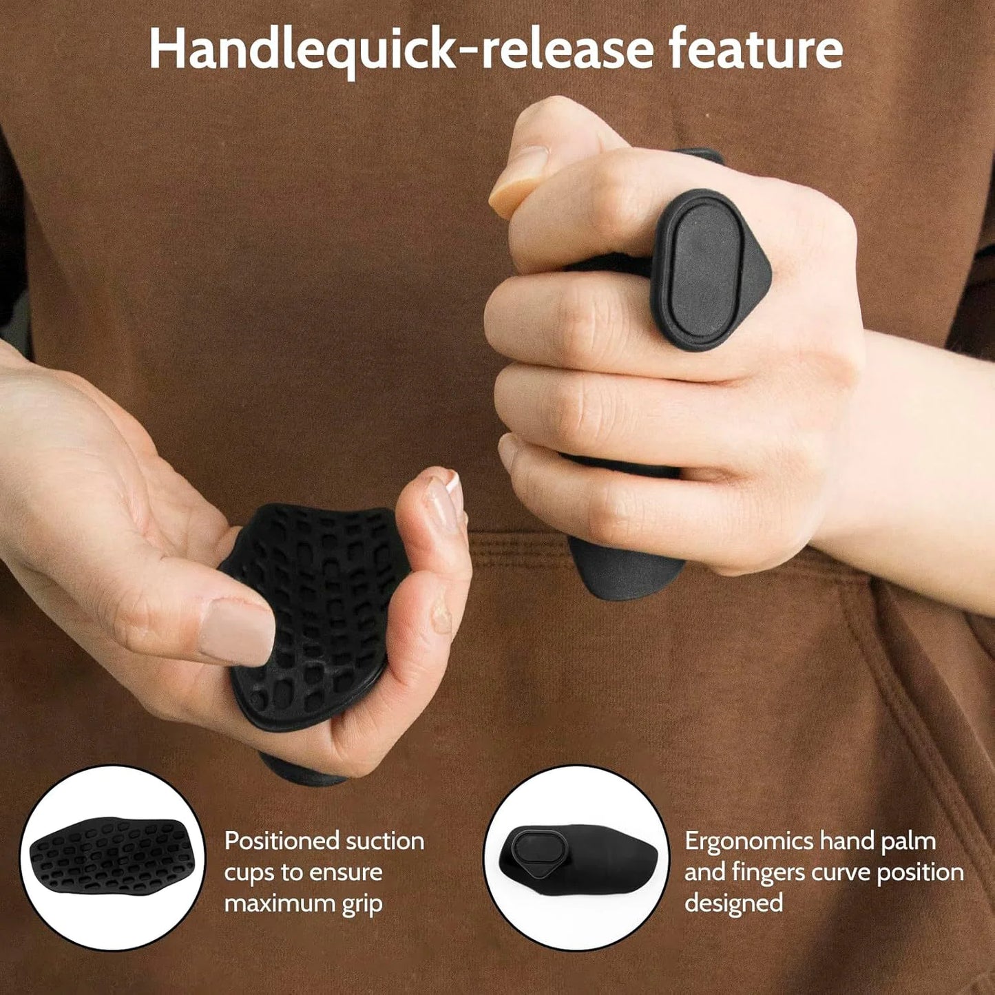 Hand Grip Strengthener - Adjustable Resistance Finger & Forearm Exerciser
