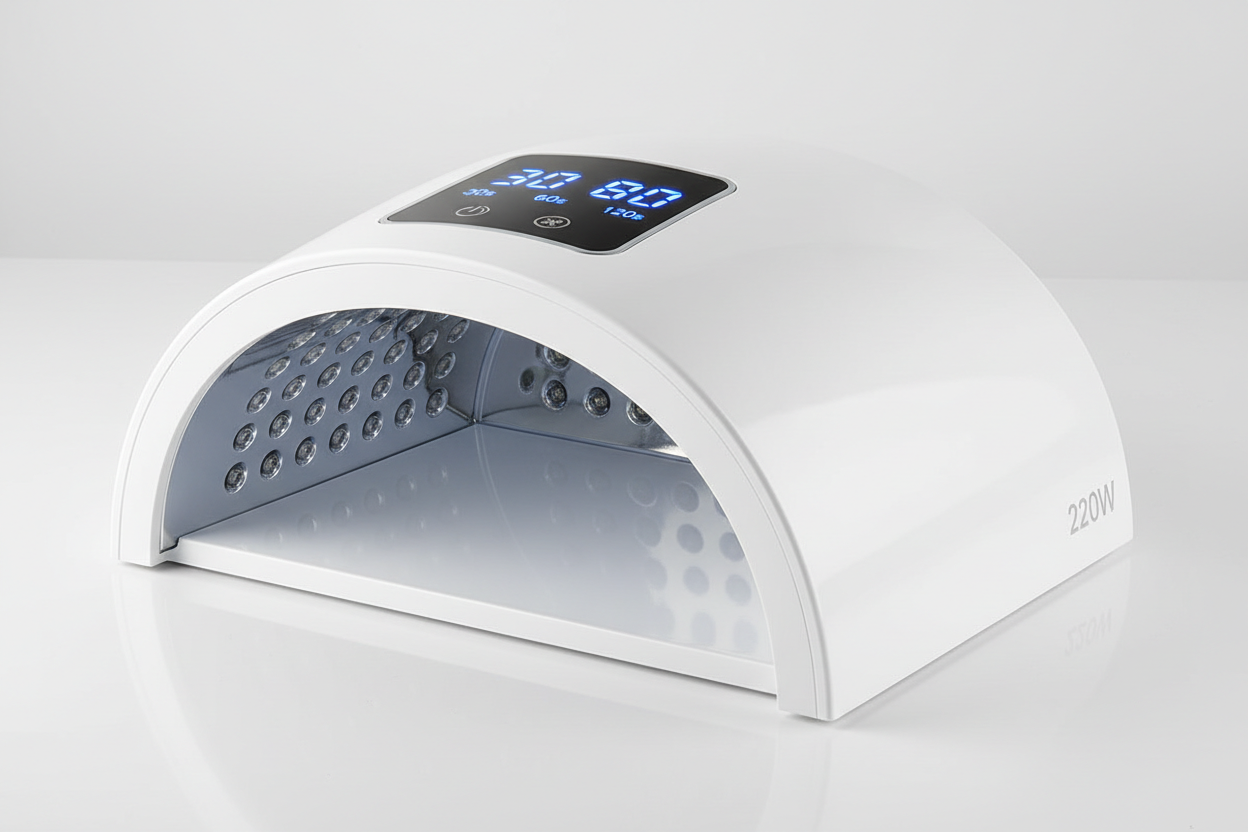 Optimax 220W 57-LED Nail Dryer & Manicure Station