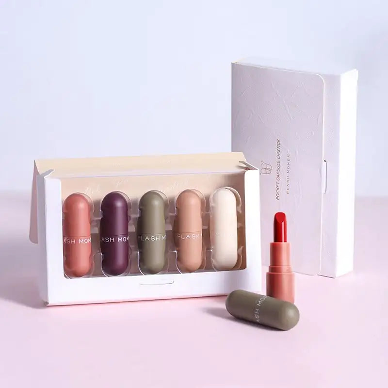 Mini Capsule Lipstick - Velvet Matte Long-Lasting