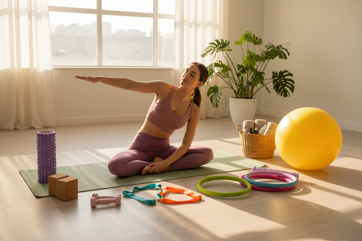13-Piece Yoga & Pilates Set