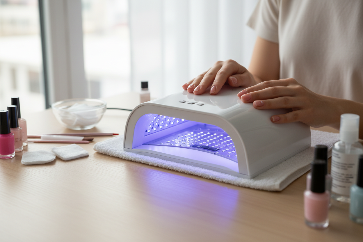 Optimax 220W 57-LED Nail Dryer & Manicure Station